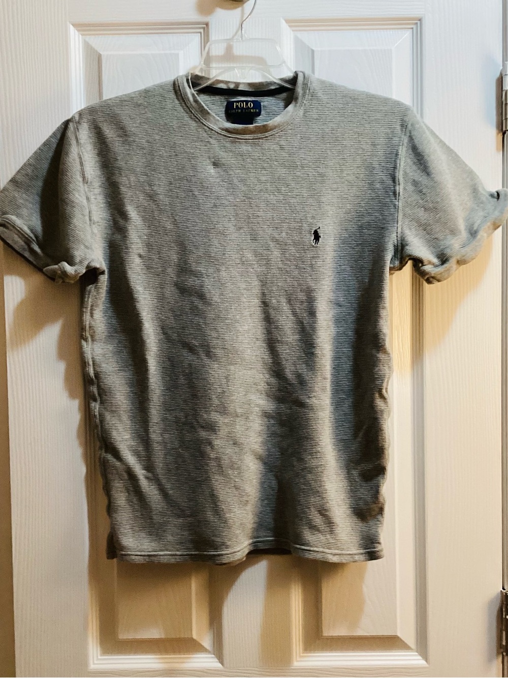Polo by Ralph Lauren Men's Grey Crew Neck Short Sleeve Tee